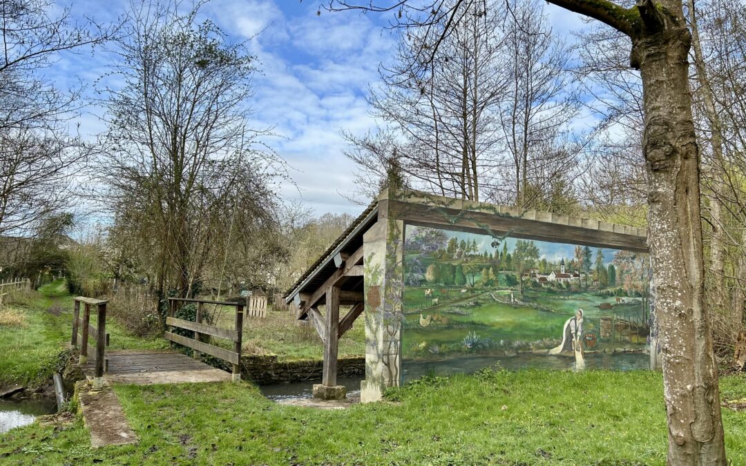 Villecerf le 12 mars avec Éric. Photos de Michel